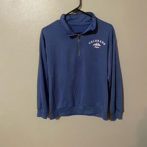 🎉3 for 12$🎉Colorado Half-Zip Blue Sweater